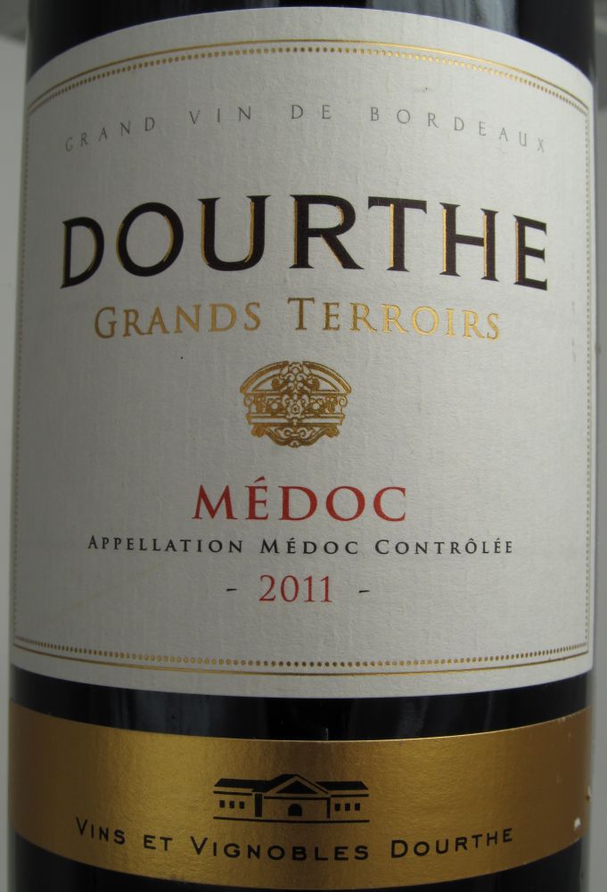 Vins et Vignobles Dourthe Grands Terroirs Médoc AOC/AOP 2011, Лицевая, #1018