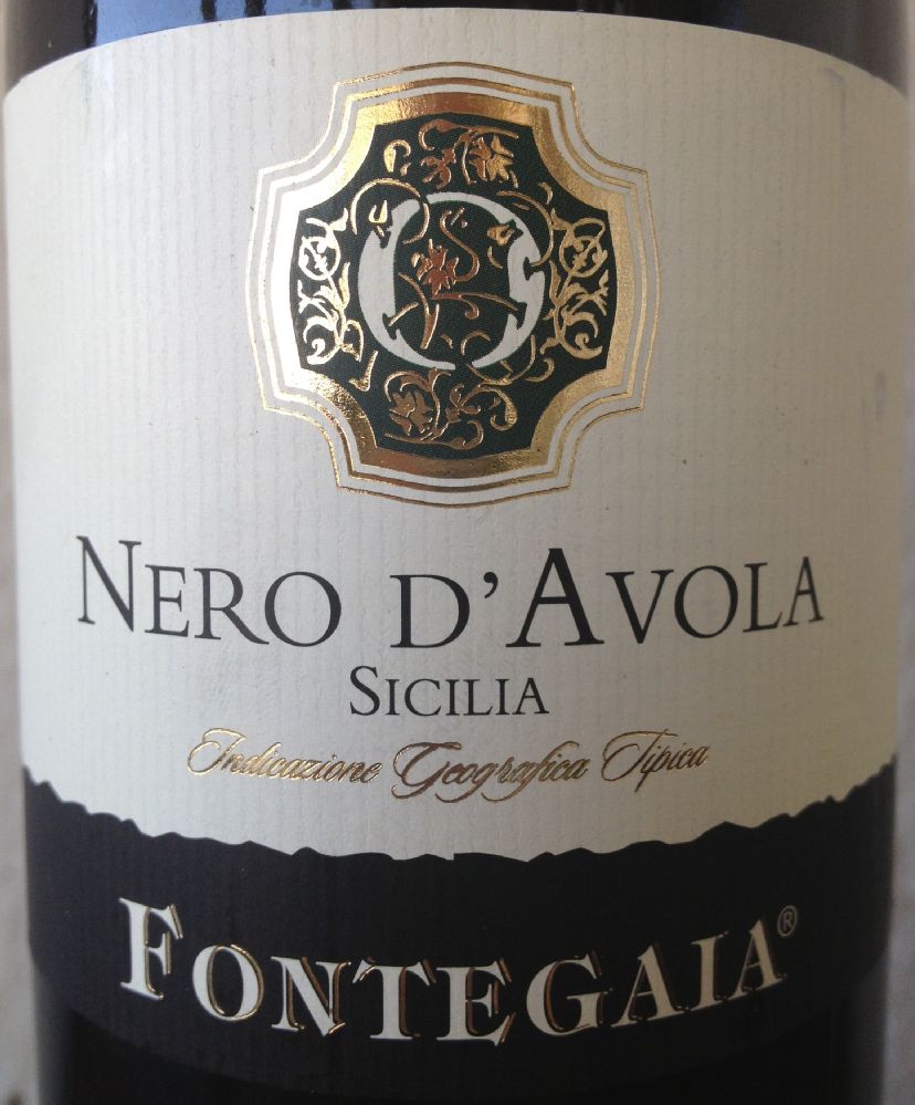 Casama Fontegaia Nero d'Avola Sicilia IGT 2011, Лицевая, #1024