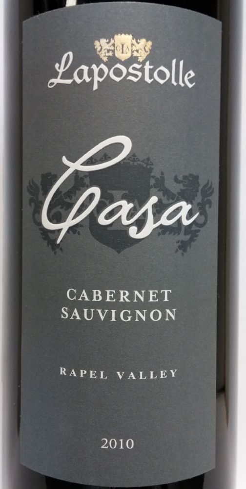 Casa Lapostolle S.A. Casa Cabernet Sauvignon 2010, Лицевая, #1077