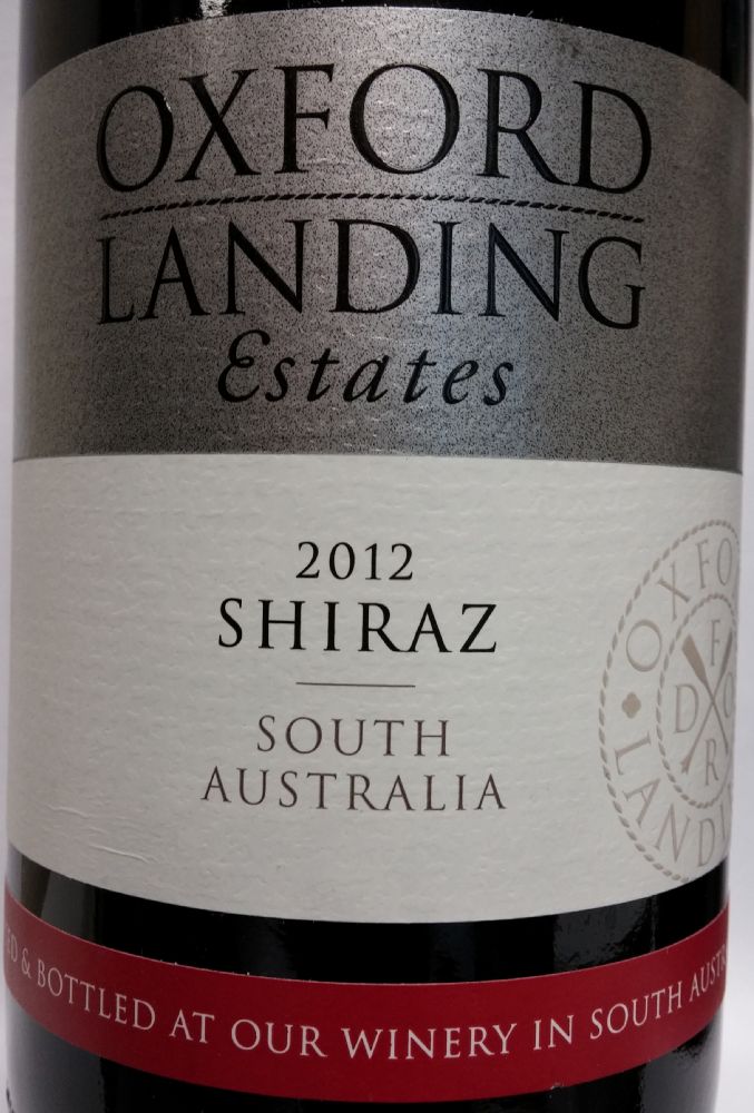 Oxford Landing Estates Shiraz 2012, Лицевая, #1090