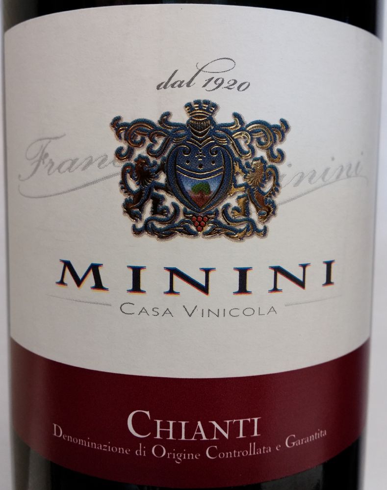 Cantine Francesco Minini S.p.a. Chianti DOCG 2011, Лицевая, #1093