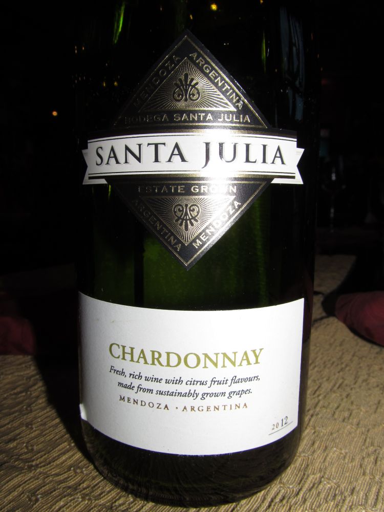 Bodega Santa Julia Chardonnay 2012, Лицевая, #1227