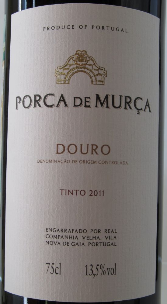 Real Companhia Velha S.A. Porca de Murça DOP Douro 2011, Лицевая, #1251