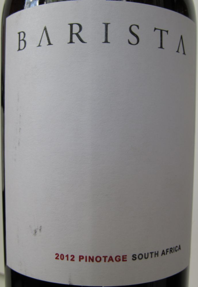 Robertson Winery (Pty) Ltd BARISTA Pinotage 2012, Основная, #1278