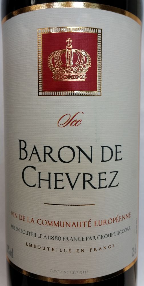 Groupe UCCOAR S.A. Baron de Chevrez Vin de la Communauté Européenne БГ, Лицевая, #1285