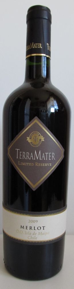 TerraMater S.A. Limited Reserve Merlot 2009, Лицевая, #13