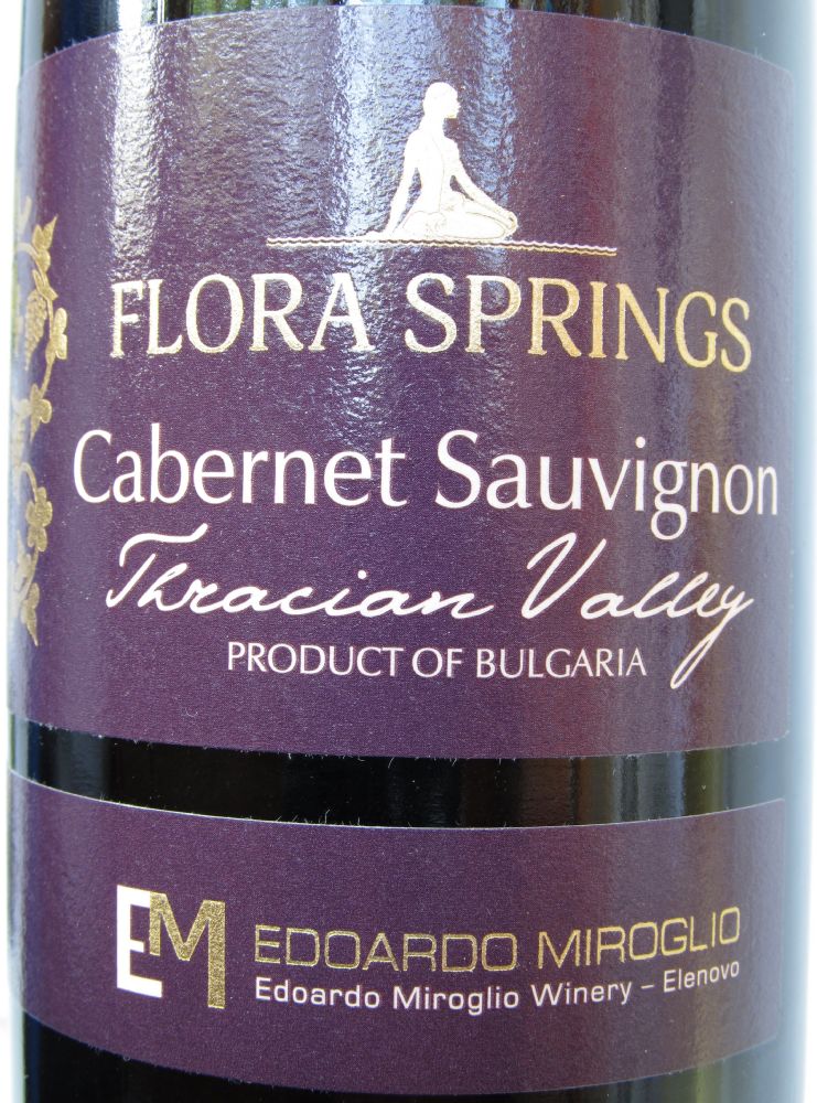 Edoardo Miroglio EOOD FLORA SPRINGS Cabernet Sauvignon БГ, Лицевая, #1318