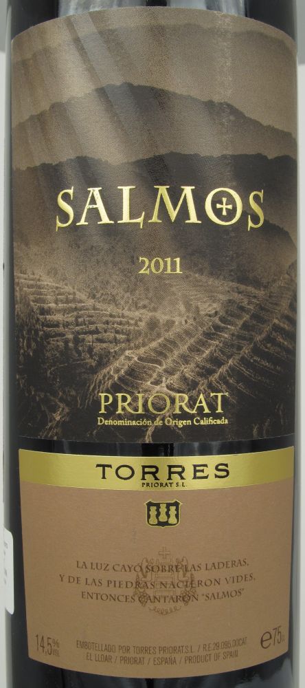 Torres Priorat S.L. SALMOS DOCa Priorat 2011, Основная, #135