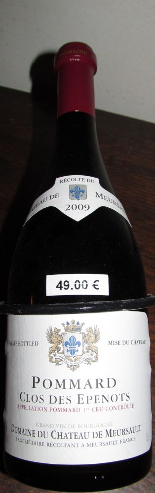 Domaine du Château de Meursault Clos des Epenots Pommard premier cru AOC/AOP 2009, Лицевая, #1353