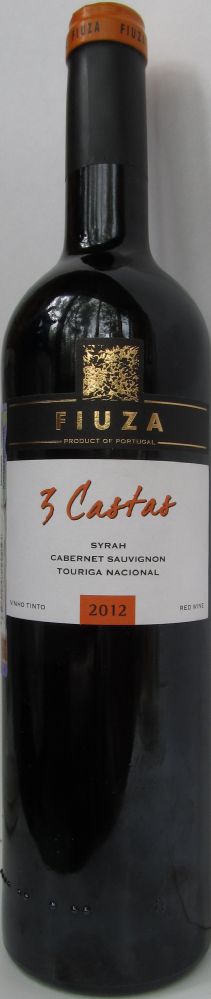 Fiuza & Bright Soc. Viti. Lda 3 Castas Syrah Cabernet Sauvignon Touriga Nacional Vinho Regional Tejo 2012, Лицевая, #1436