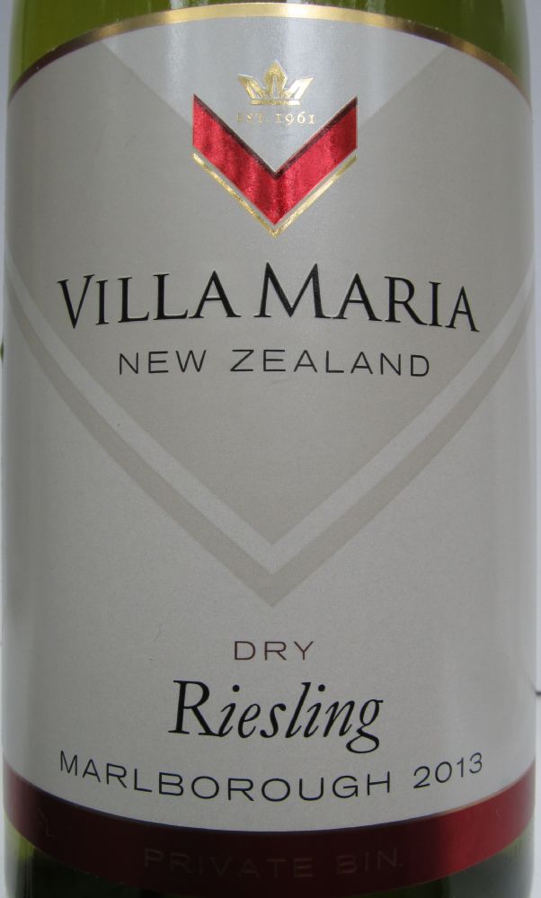 Villa Maria Estate Private Bin Dry Riesling Marlborough 2013, Основная, #1441