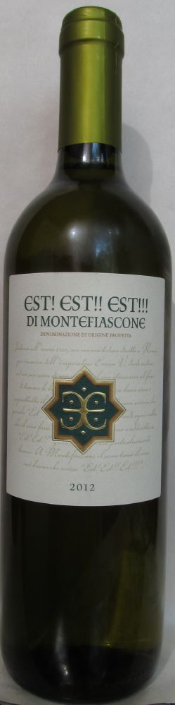 Azienda Vinicola Falesco S.R.L. Est! Est!! Est!!! di Montefiascone DOC 2012, Основная, #145