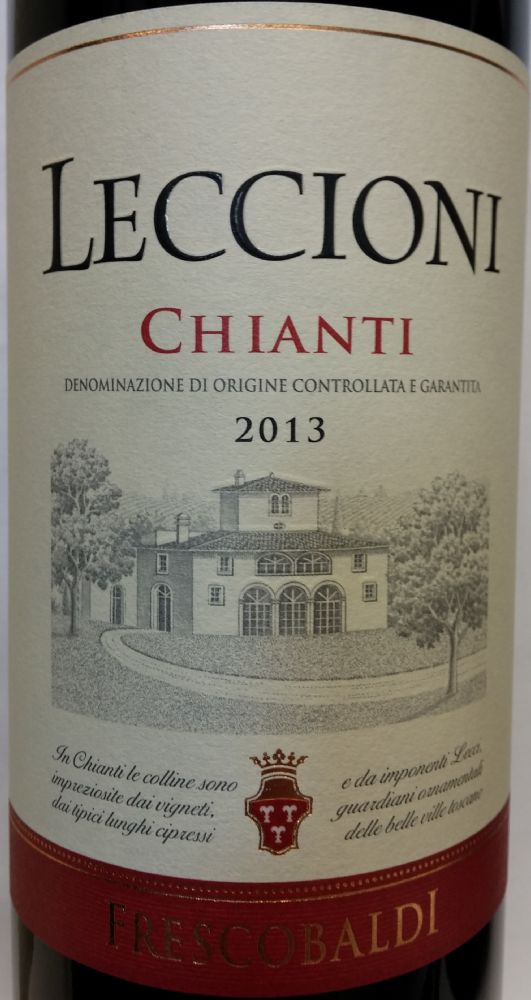 Marchesi de' Frescobaldi Srl Leccioni Chianti DOCG 2013, Лицевая, #1488