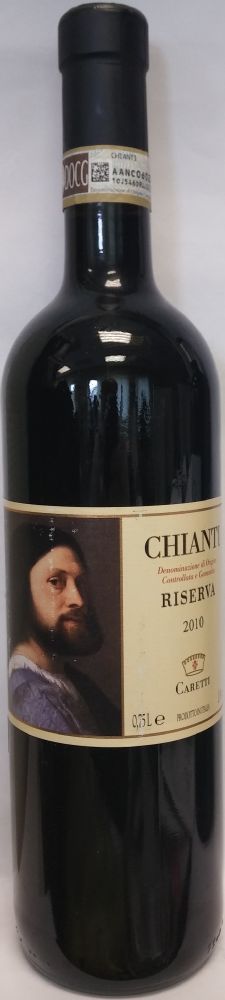 Cantina dei Vini Tipici dell'Aretino Sca Caretti Chianti Riserva DOCG 2010, Лицевая, #1510