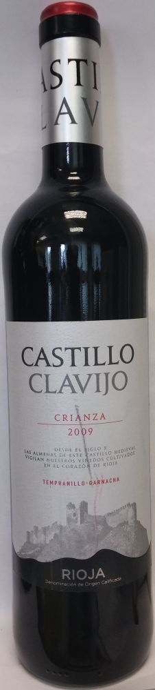 Bodegas Criadores de Rioja S.A. CASTILLO D CLAVIJO CRIANZA Tempranillo Garnacha DOCa Rioja 2009, Лицевая, #1513