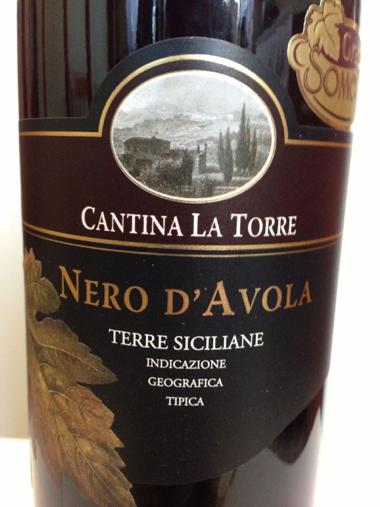 Cantina La Torre Nero d'Avola Terre Siciliane IGT 2013, Лицевая, #1569