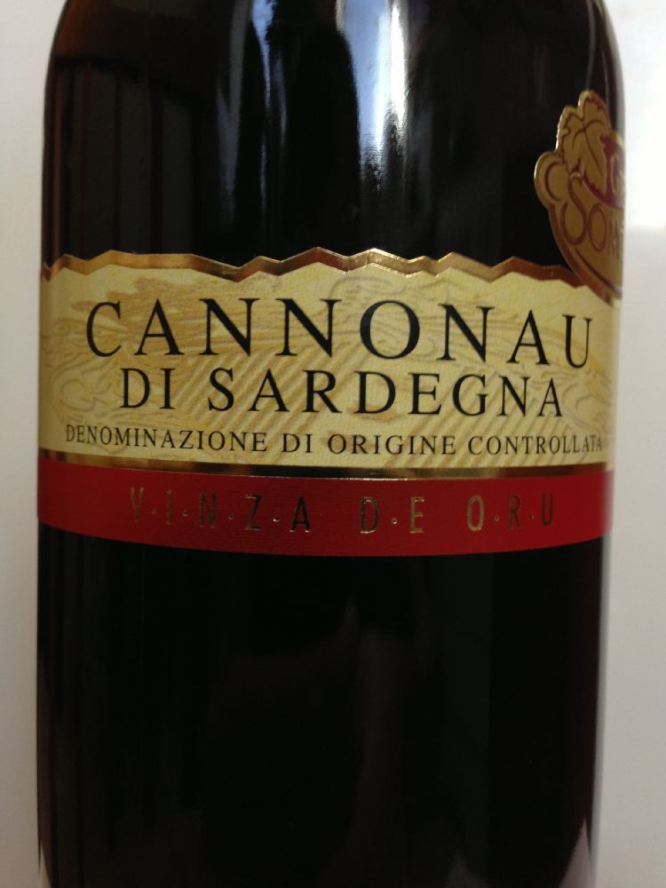 C.I.S. VINZA DE ORU Cannonau di Sardegna DOC 2011, Лицевая, #1573
