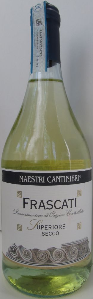 Casa Vinicola Caldirola S.r.l. MAESTRI CANTINIERY Frascati Superiore DOCG 2011, Лицевая, #1591