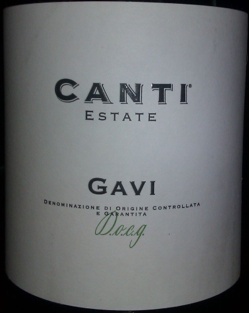 Canti Family S.p.A. Gavi DOCG 2013, Лицевая, #1596