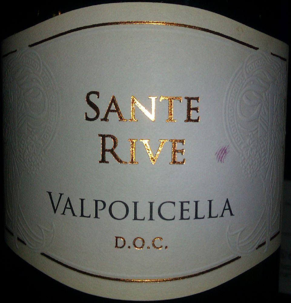 Cielo e Terra S.p.A. Sante Rive Valpolicella DOC 2013, Лицевая, #1598