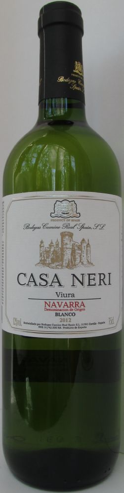 Bodegas Camino Real Spain S.L. CASA NERI DO Navarra 2012, Лицевая, #1611