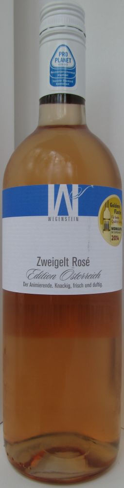 Wegenstein GmbH Zweigelt Rosé Edition Österreich 2013, Лицевая, #1661