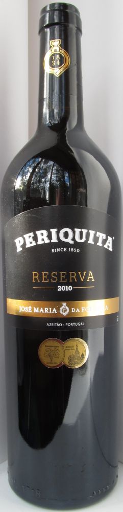 José Maria da Fonseca Vinhos S.A. Periquita Reserva Vinho Regional Penísula de Setúbal 2010, Лицевая, #1708