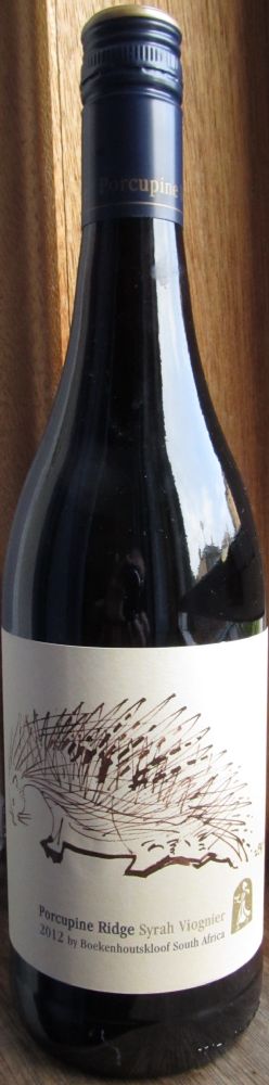 Boekenhoutskloof Winery (Pty) Ltd Porcupine Ridge Shiraz Viognier 2012, Лицевая, #1798