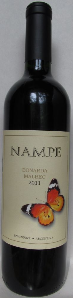 Los Haroldos S.A. NAMPE Bonarda Malbec I.G. Mendoza 2011, Лицевая, #181