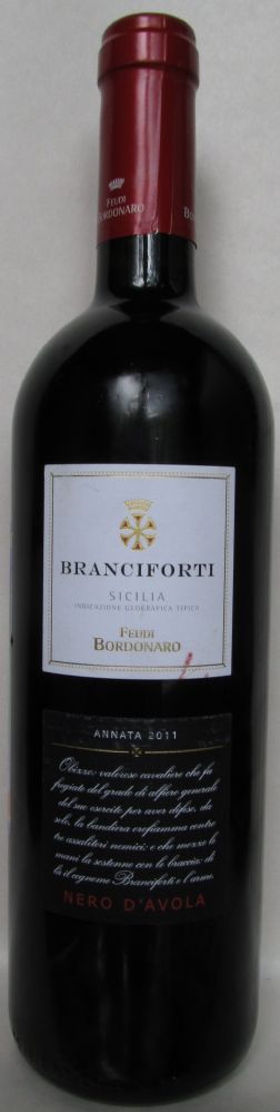 Firriato s.r.l. BRANCIFORTI Sicilia IGT 2011, Лицевая, #183