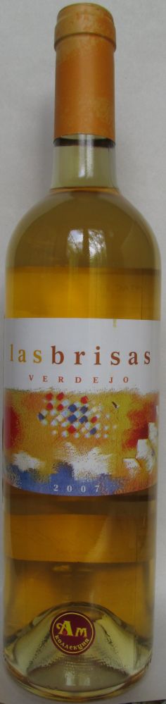 Bodegas Naia S.L. Las Brisas Verdejo DO Rueda 2007, Лицевая, #190