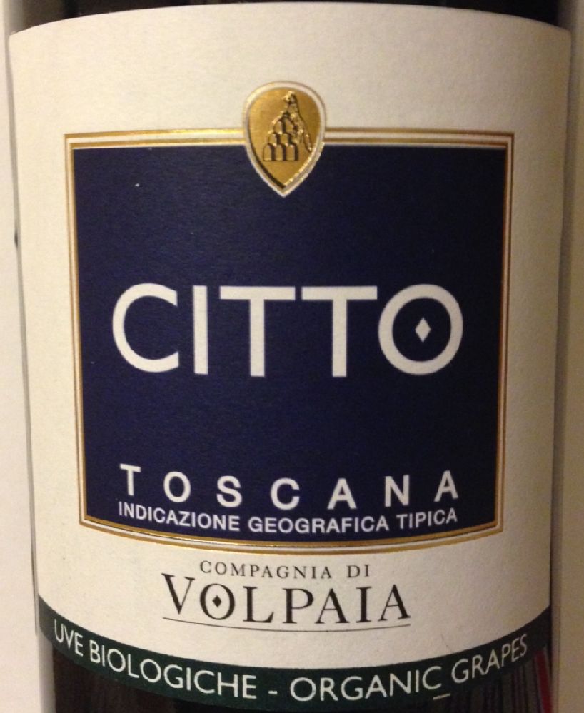 Compagnia di Volpaia S.r.l. CITTO Toscana IGT 2011, Основная, #1907