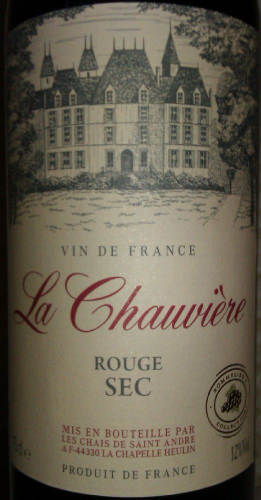 Les Chais de Saint Andre La Chauvuère Vin de France БГ, Основная, #2016