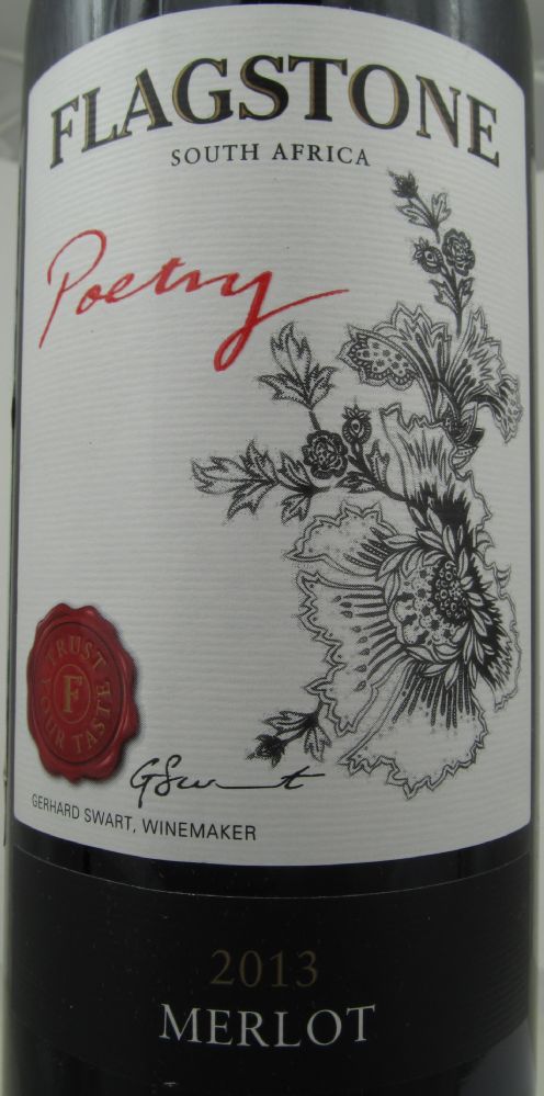 Accolade Wines South Africa Ltd FLAGSTONE Poetry Merlot 2013, Основная, #2045
