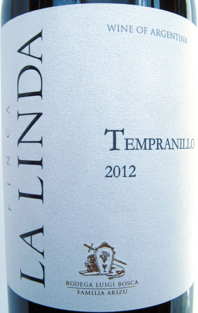 Leoncio Arizu S.A. Tempranillo Finca La Linda 2012, Основная, #2081