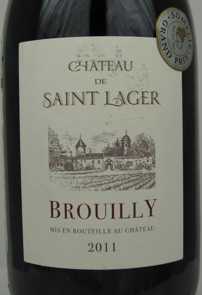 S.C.E.A. Domain Château de Pizay Château de Saint Lager Brouilly AOC/AOP 2011, Лицевая, #217