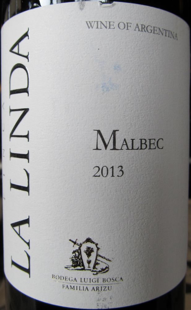 Leoncio Arizu S.A. Malbec Finca La Linda 2013, Основная, #2216