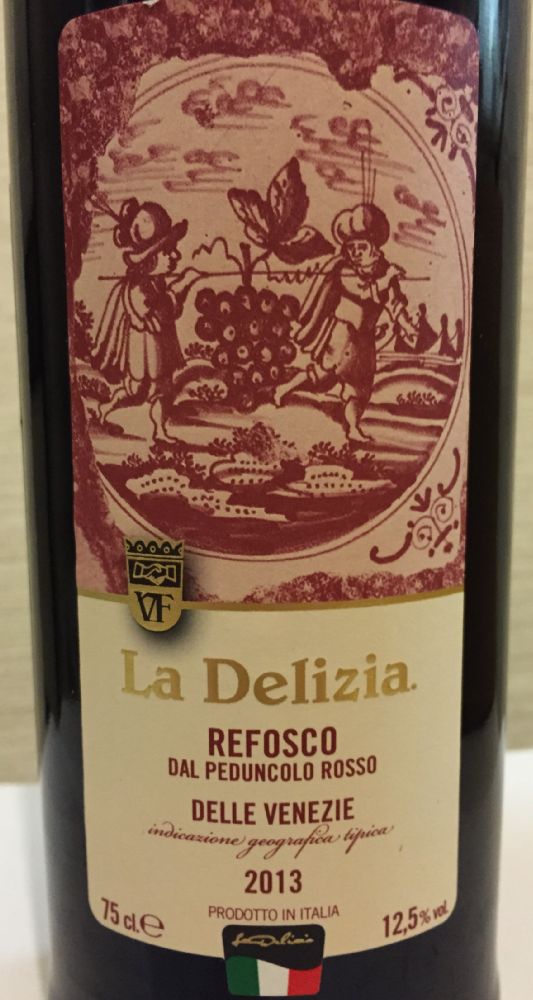 Viticoltori Friulani la Delizia S.C.A. Refosco dal Peduncolo Rosso delle Venezie IGT 2013, Основная, #2219