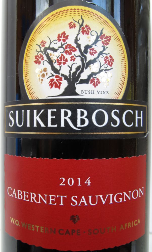 Bonaire Wine Exporters (Pty) Ltd Suikerbosch Cabernet Sauvignon W.O. Western Cape 2014, Основная, #2230