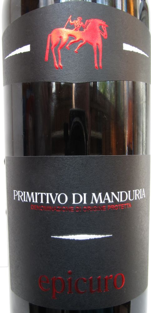Femar Vini S.r.l. Epicuro Primitivo di Manduria DOC 2013, Основная, #2263