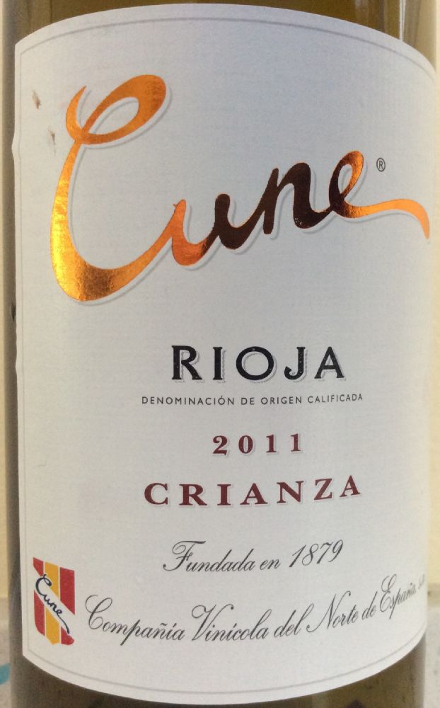 Compañía Vinícola del Norte de España S.A. Cune Crianza DOCa Rioja 2011, Основная, #2386