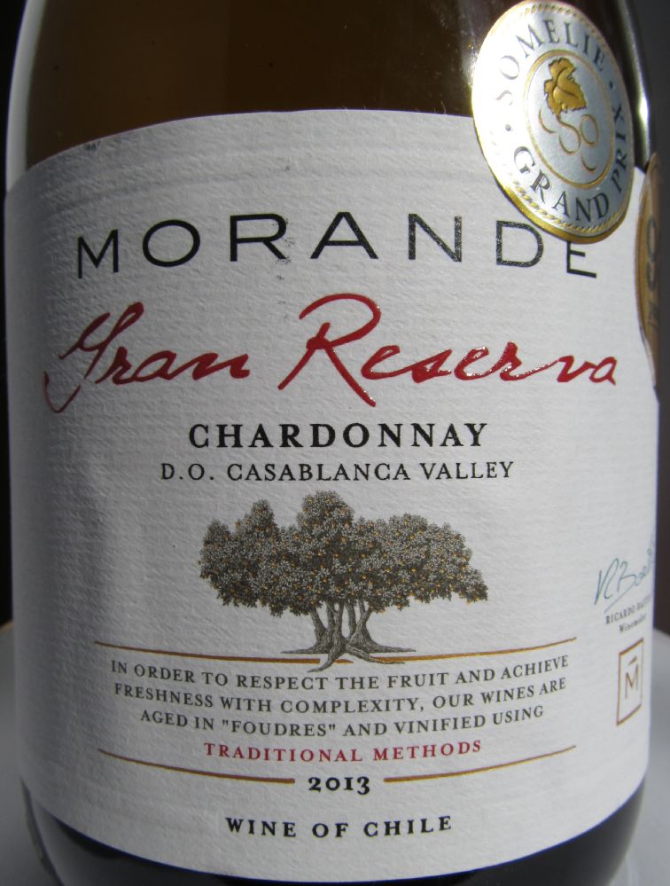 Viña Morandé S.A. Gran Reserva Chardonnay D.O. Casablanca Valley 2013, Основная, #2433