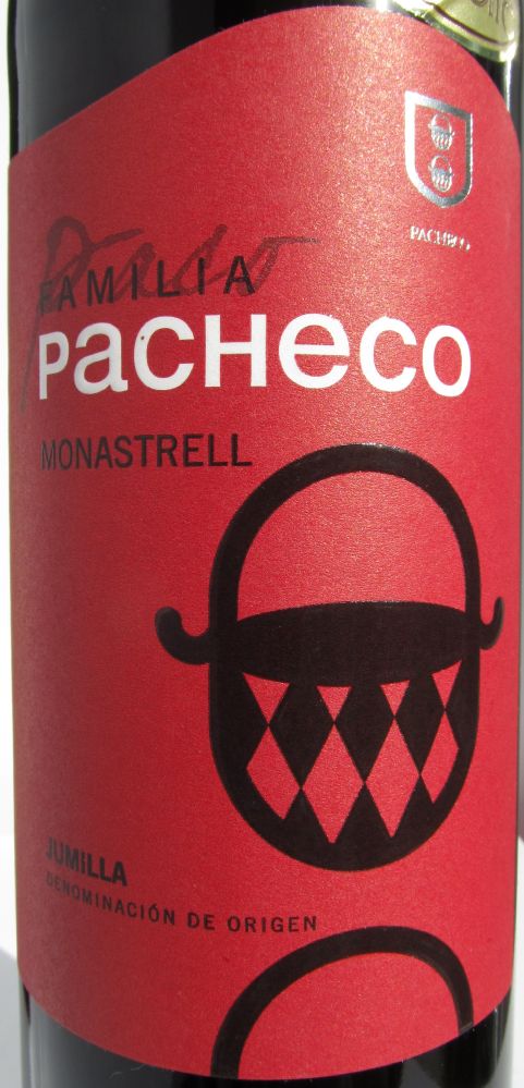 Bodegas Viña Elena S.L. Familia Pacheco Monastrell DO Jumilla 2014, Основная, #2439