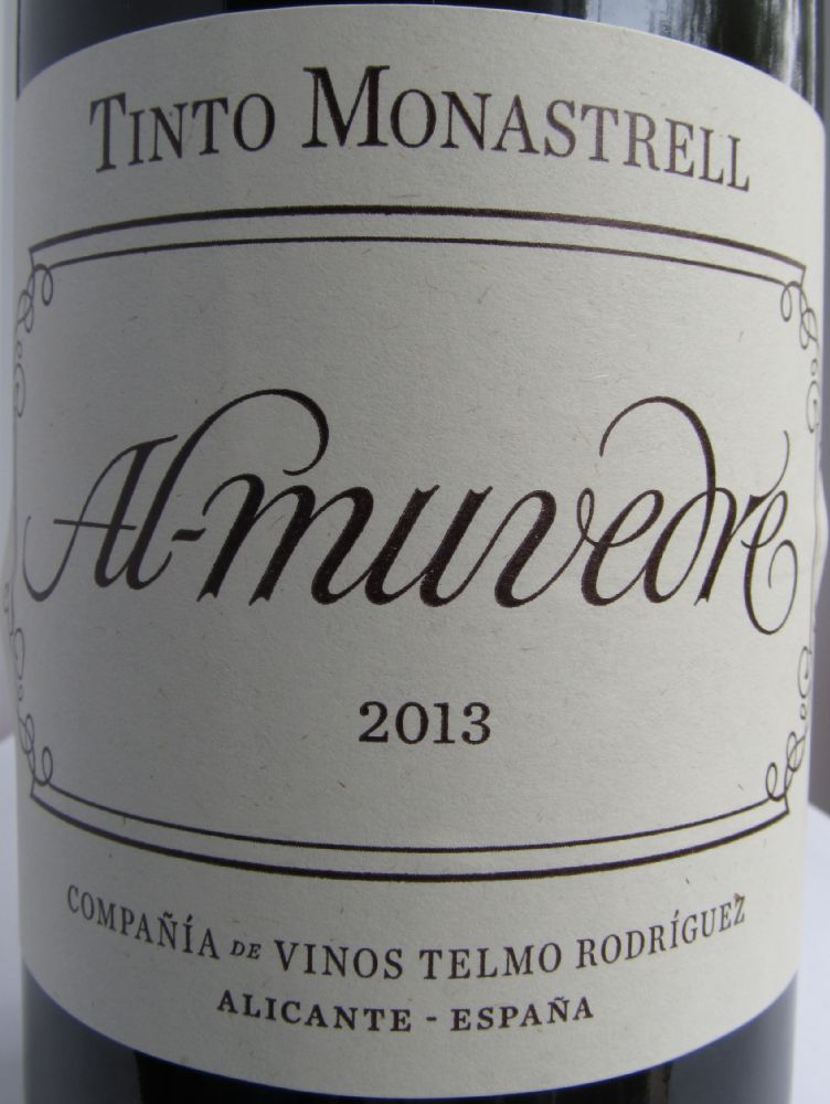 Compañia de Vinos Telmo Rodriguez S.L. Al-Muvedre Monastrell DO Alicante 2013, Основная, #2477