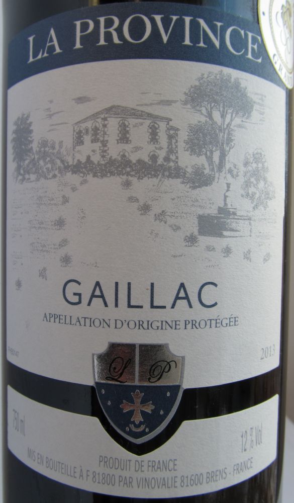 Vinovalie La Province Gaillac AOC/AOP 2013, Основная, #2573