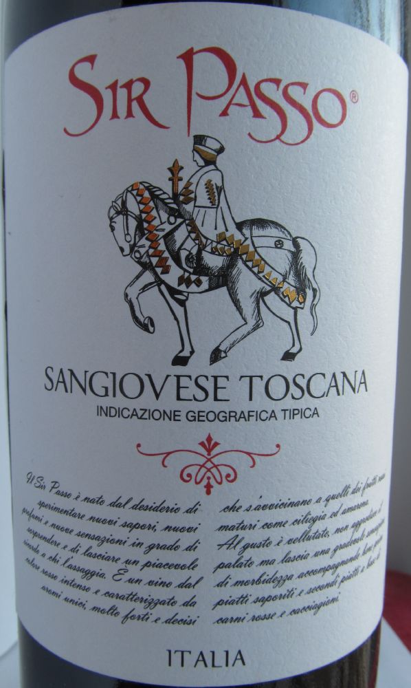 Barbanera S.r.l. Sir Passo Sangiovese Toscana IGT 2014, Основная, #2577