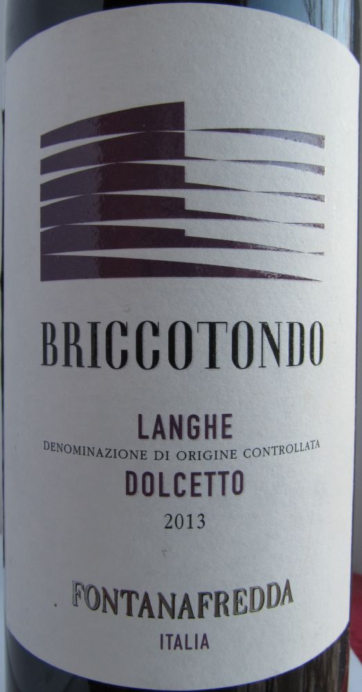 Fontanafredda S.r.l. BRICCOTONDO Langhe Dolcetto DOC 2013, Основная, #2587