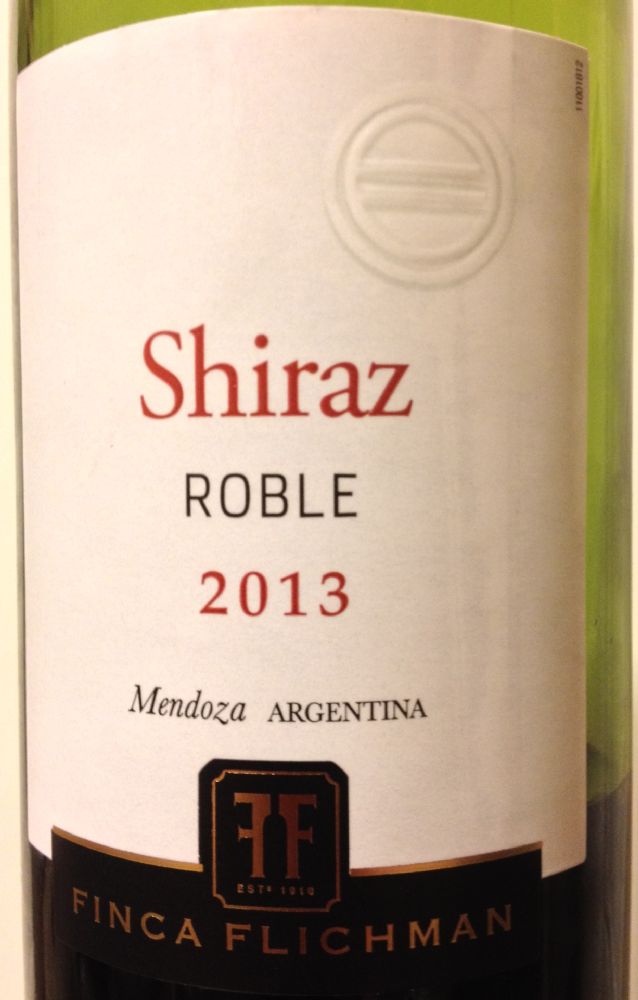 Finca Flichman S.A. Roble Shiraz 2013, Основная, #2642