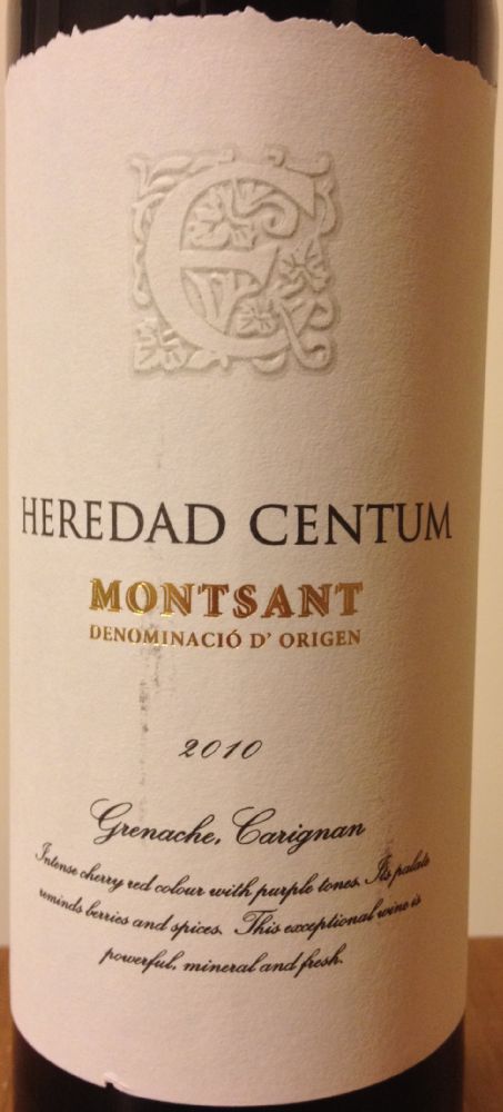 Bodegas Altza S.L. Heredad Centum Grenache Carignan DO Montsant 2010, Основная, #2645