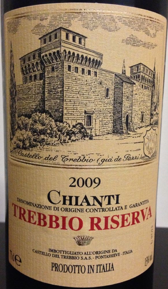 Castello del Trebbio S.A.S. Chianti Riserva DOCG 2009, Лицевая, #267